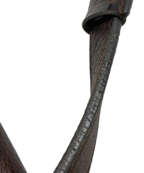 Chloe（クロエ）Chloe (クロエ) レザーボストンバッグ ブラウンの古着・服飾アイテム