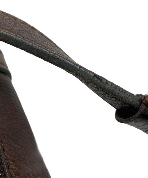 Chloe（クロエ）Chloe (クロエ) レザーボストンバッグ ブラウンの古着・服飾アイテム