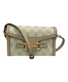 GUCCI（グッチ）の古着「ホースビット1955 ミニショルダーバッグ」｜ベージュ