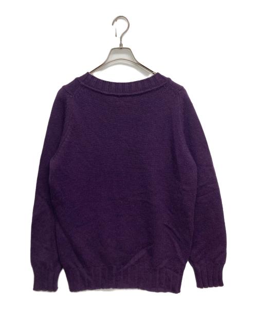 CHANEL（シャネル）CHANEL (シャネル) ココマークカシミヤニット パープル サイズ:SIZE 46の古着・服飾アイテム