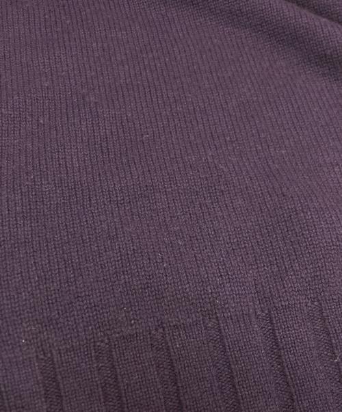 CHANEL（シャネル）CHANEL (シャネル) ココマークカシミヤニット パープル サイズ:SIZE 46の古着・服飾アイテム