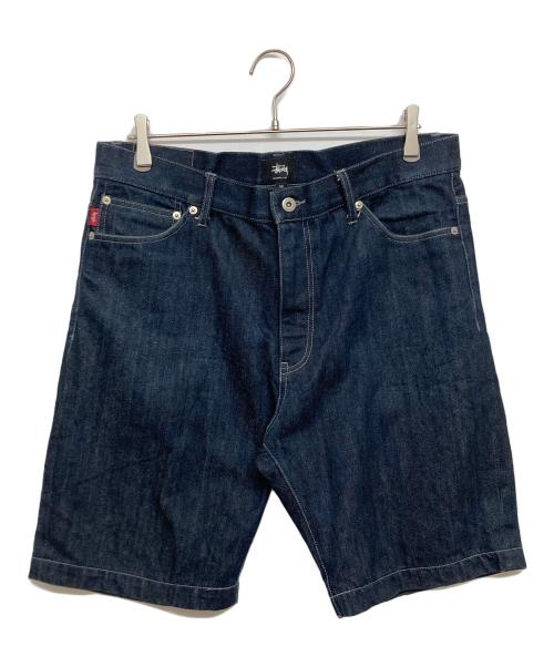 stussy（ステューシー）stussy (ステューシー) ハーフデニムパンツ インディゴ サイズ:SIZE34の古着・服飾アイテム