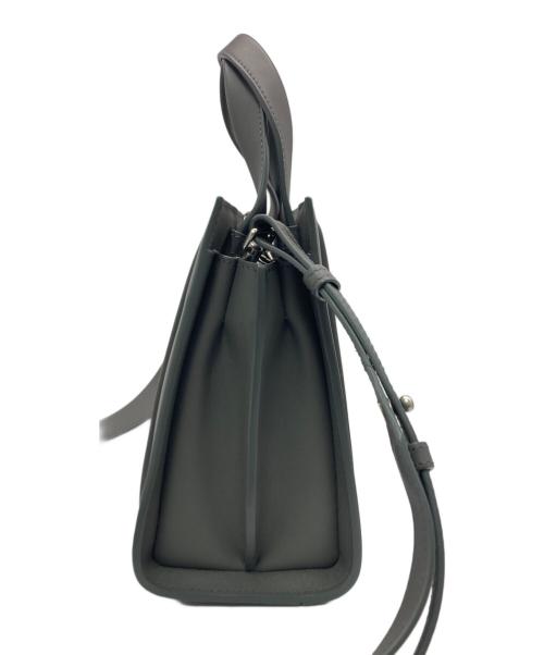 MaxMara（マックスマーラ）MaxMara (マックスマーラ) ホイットニーカーフレザー スモール バッグ グレーの古着・服飾アイテム