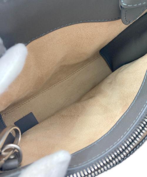 MaxMara（マックスマーラ）MaxMara (マックスマーラ) ホイットニーカーフレザー スモール バッグ グレーの古着・服飾アイテム