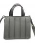 MaxMara (マックスマーラ) ホイットニーカーフレザー スモール バッグ グレー：40000円