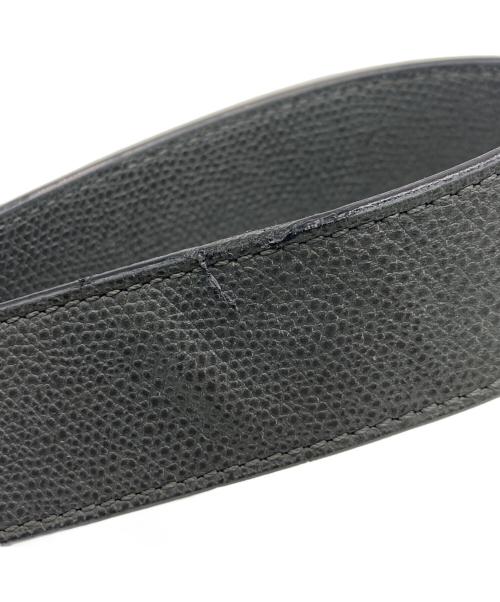 Valextra（ヴァレクストラ）Valextra (ヴァレクストラ) ミディアムバケットショルダーバッグ グレーの古着・服飾アイテム