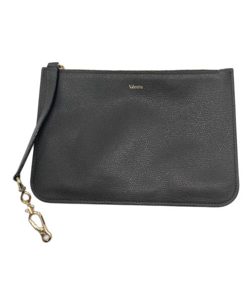 Valextra（ヴァレクストラ）Valextra (ヴァレクストラ) ミディアムバケットショルダーバッグ グレーの古着・服飾アイテム