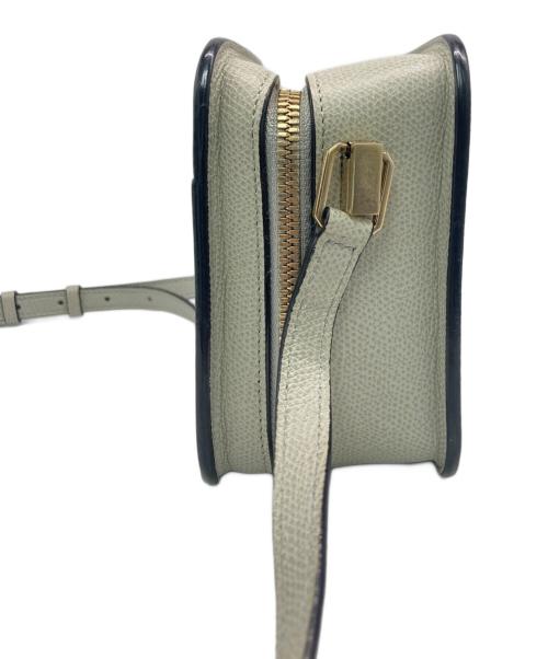 Valextra（ヴァレクストラ）Valextra (ヴァレクストラ) カメラバッグクロスボディーポシェット グレーの古着・服飾アイテム