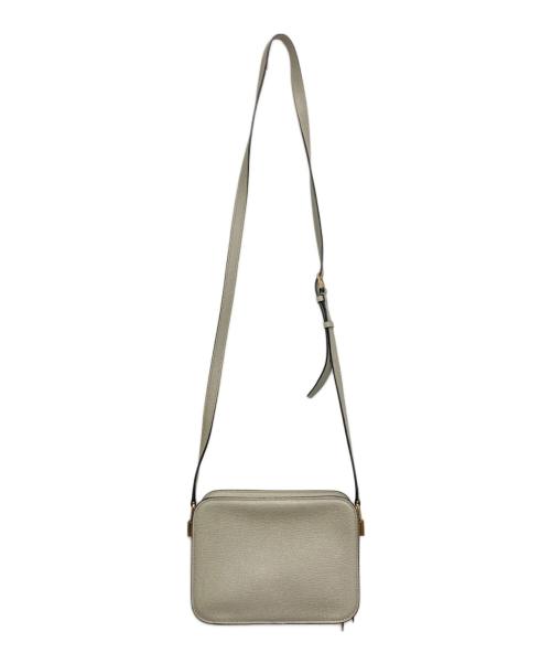 Valextra（ヴァレクストラ）Valextra (ヴァレクストラ) カメラバッグクロスボディーポシェット グレーの古着・服飾アイテム