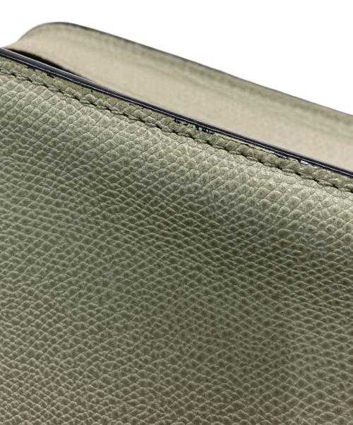 Valextra（ヴァレクストラ）Valextra (ヴァレクストラ) カメラバッグクロスボディーポシェット グレーの古着・服飾アイテム