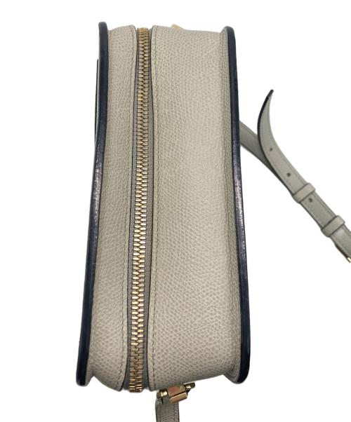 Valextra（ヴァレクストラ）Valextra (ヴァレクストラ) カメラバッグクロスボディーポシェット グレーの古着・服飾アイテム