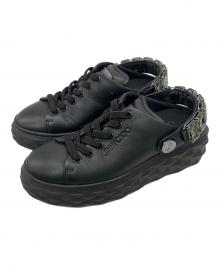 JIMMY CHOO（ジミーチュウ）の古着「DIAMOND SLINGスリッポンスニーカー」｜ブラック