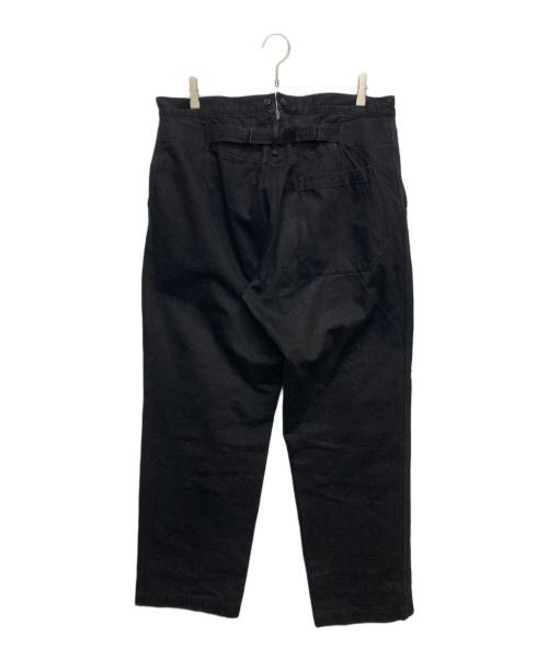 COMOLI（コモリ）COMOLI (コモリ) ブラックデニムオーバーパンツ ブラック サイズ:SIZE 3の古着・服飾アイテム