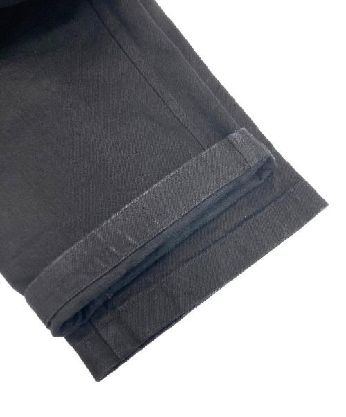 COMOLI（コモリ）COMOLI (コモリ) ブラックデニムオーバーパンツ ブラック サイズ:SIZE 3の古着・服飾アイテム
