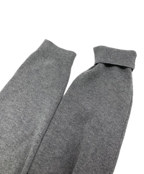 CABAN（キャバン）CABAN (キャバン) コットンカシミヤ クルーネックカーディガン グレー サイズ:XSの古着・服飾アイテム