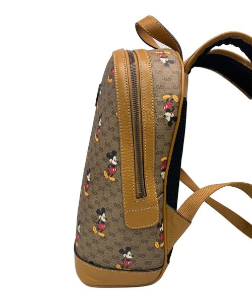 GUCCI（グッチ）GUCCI (グッチ) DISNEY (ディスニー) スモールバックパック ブラウンの古着・服飾アイテム