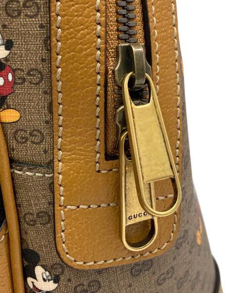 GUCCI（グッチ）GUCCI (グッチ) DISNEY (ディスニー) スモールバックパック ブラウンの古着・服飾アイテム