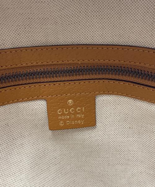 GUCCI（グッチ）GUCCI (グッチ) DISNEY (ディスニー) スモールバックパック ブラウンの古着・服飾アイテム