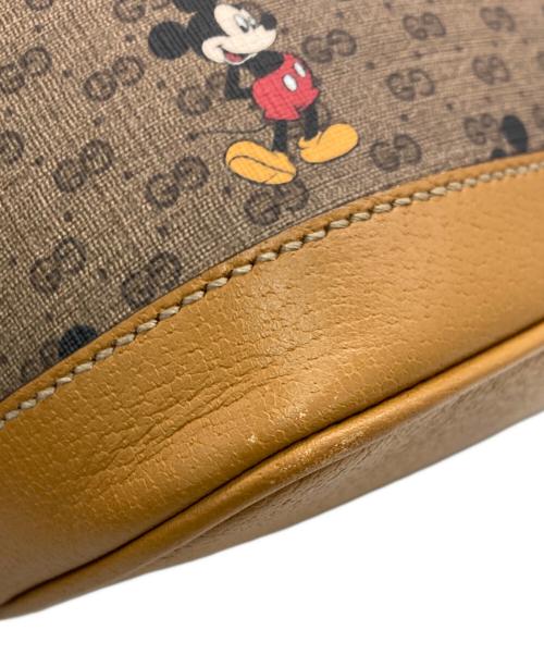 GUCCI（グッチ）GUCCI (グッチ) DISNEY (ディスニー) スモールバックパック ブラウンの古着・服飾アイテム