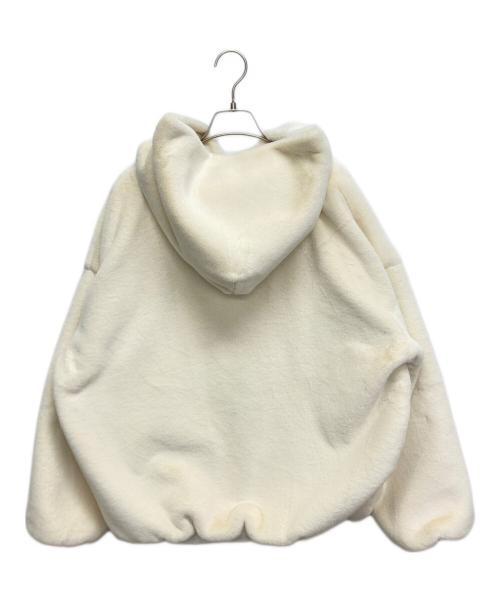 DICH HENDERSON（ディッチ ヘンダーソン）DICH HENDERSON (ディッチ ヘンダーソン) BOA HOODIE / white ベージュ サイズ:SIZE Freeの古着・服飾アイテム