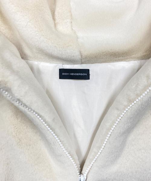 DICH HENDERSON（ディッチ ヘンダーソン）DICH HENDERSON (ディッチ ヘンダーソン) BOA HOODIE / white ベージュ サイズ:SIZE Freeの古着・服飾アイテム
