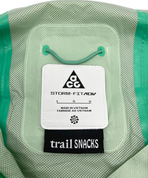NIKE ACG（ナイキエーシージー）NIKE ACG (ナイキエーシージー) ストームフィットADVジャケット トレイルスナックス グリーン サイズ:SIZE Lの古着・服飾アイテム