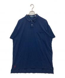 POLO RALPH LAUREN×BEAMS（ポロ・ラルフローレン×ビームス）の古着「THE BIG SHIRT/ビッグ フィット メッシュ ポロシャツ」｜ネイビー