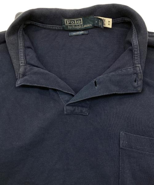 POLO RALPH LAUREN（ポロ・ラルフローレン）POLO RALPH LAUREN (ポロ・ラルフローレン) BEAMS (ビームス) THE BIG SHIRT/ビッグ フィット メッシュ ポロシャツ ネイビー サイズ:SIZE Mの古着・服飾アイテム