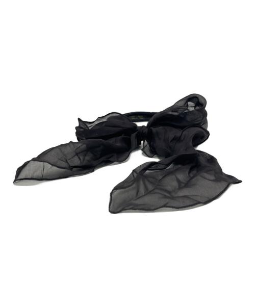 ALEXANDRE de Paris（アレクサンドルドゥパリ）ALEXANDRE DE PARIS (アレクサンドルドゥパリ) カチューシャ ブラックの古着・服飾アイテム