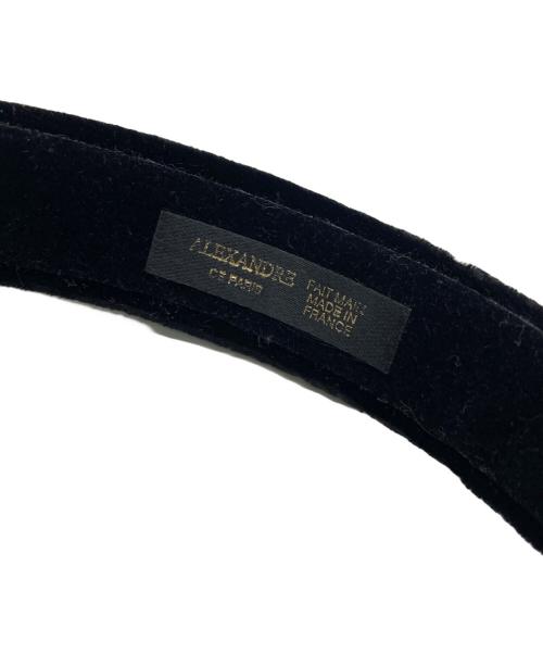 ALEXANDRE de Paris（アレクサンドルドゥパリ）ALEXANDRE de Paris (アレクサンドルドゥパリ) カチューシャ ブラックの古着・服飾アイテム