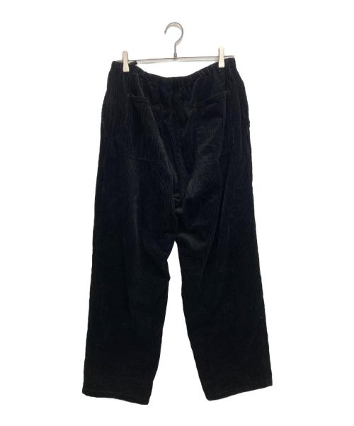COMOLI（コモリ）COMOLI (コモリ) コーデュロイ ドローストリングパンツ ブラック サイズ:SIZE3の古着・服飾アイテム