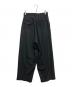 TOGA TOO (トーガ・トゥ) HIGH TWIST KERSEY PANTS ブラック サイズ:M：30000円