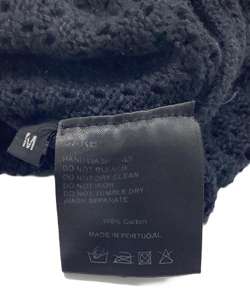 askyurself（アスクユアセルフ）askyurself (アスクユアセルフ) KNIT MESH JERSEY ブラック サイズ:SIZE Mの古着・服飾アイテム