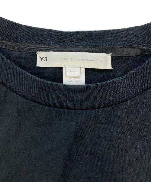 Y-3（ワイスリー）Y-3 (ワイスリー) ロゴTシャツ ブラック サイズ:SIZE Lの古着・服飾アイテム