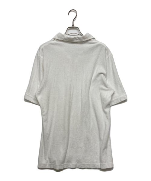 GUY ROVER（ギローバー）GUY ROVER (ギローバー) パイルポロシャツ ホワイト サイズ:SIZE Lの古着・服飾アイテム