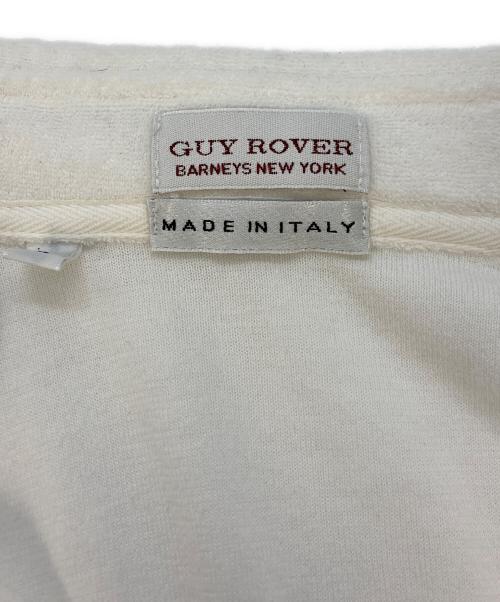 GUY ROVER（ギローバー）GUY ROVER (ギローバー) パイルポロシャツ ホワイト サイズ:SIZE Lの古着・服飾アイテム
