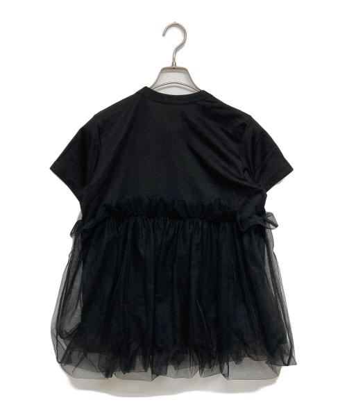 noir kei ninomiya（ノワール ケイ ニノミヤ）noir kei ninomiya (ノワール ケイ ニノミヤ) 切替カットソー ブラック サイズ:SIZE Mの古着・服飾アイテム