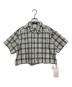 MAISON SPECIAL（メゾンスペシャル）の古着「Button Slit Short Shirt」｜グレー×ホワイト