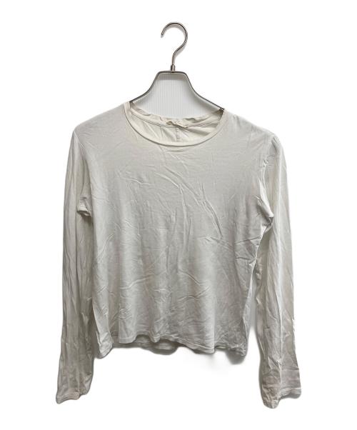 THE ROW（ザ ロウ）THE ROW (ザ ロウ) 長袖カットソー ホワイト サイズ:SIZE Mの古着・服飾アイテム