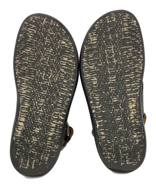 MARNI（マルニ）MARNI (マルニ) レザー クリスクロスサンダル ブラック サイズ:実寸サイズをご参照下さい。の古着・服飾アイテム