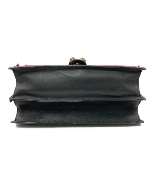 GUCCI（グッチ）GUCCI (グッチ) Dionysus Bamboo Top Handle Bag/ディオニュソス バンブー ハンドバッグ ブラック×グリーンの古着・服飾アイテム