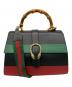 GUCCI（グッチ）の古着「Dionysus Bamboo Top Handle Bag/ディオニュソス バンブー ハンドバッグ」｜ブラック×グリーン