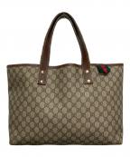 GUCCIグッチ）の古着「PVCレザートートバッグ」