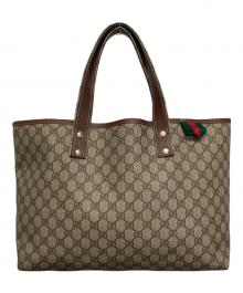 GUCCI（グッチ）の古着「PVCレザートートバッグ」