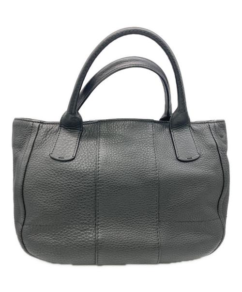 Salvatore Ferragamo（サルヴァトーレ フェラガモ）Salvatore Ferragamo (サルヴァトーレ フェラガモ) IZZIE ダブルガンチーニ レザートートバッグ ブラックの古着・服飾アイテム