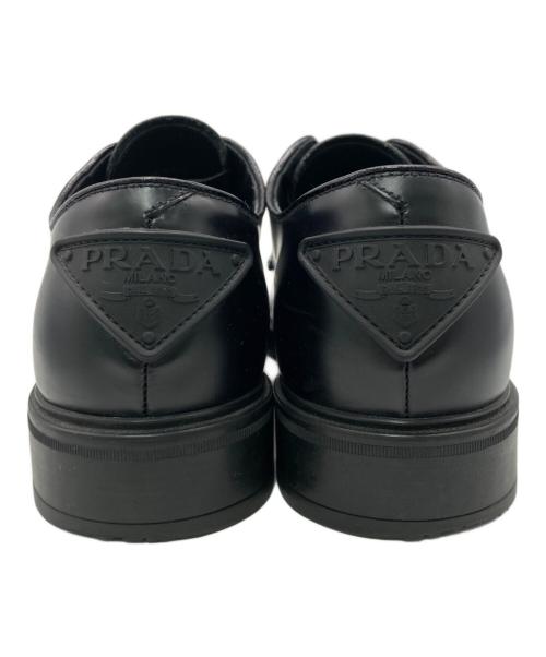PRADA（プラダ）PRADA (プラダ) ALLACCIATE レースアップシューズ ブラック サイズ:SIZE 6の古着・服飾アイテム