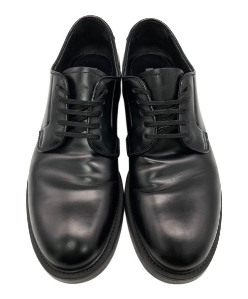 PRADA（プラダ）PRADA (プラダ) ALLACCIATE レースアップシューズ ブラック サイズ:SIZE 6の古着・服飾アイテム