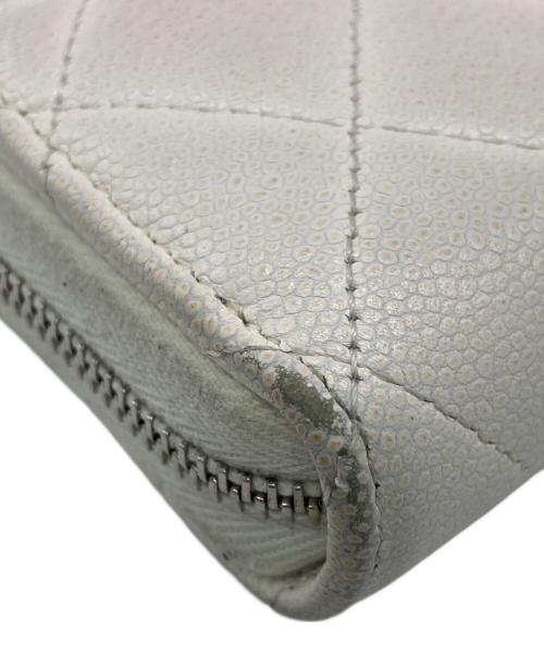 CHANEL（シャネル）CHANEL (シャネル) クラシックジップコインパース ホワイト サイズ:実寸サイズをご参照下さい。の古着・服飾アイテム