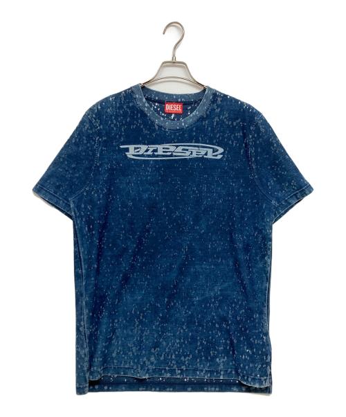 DIESEL（ディーゼル）DIESEL (ディーゼル) T-Just-Slits-N15 Tシャツ インディゴ サイズ:SIZE Sの古着・服飾アイテム
