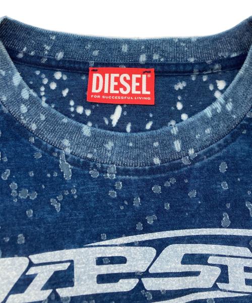 DIESEL（ディーゼル）DIESEL (ディーゼル) T-Just-Slits-N15 Tシャツ インディゴ サイズ:SIZE Sの古着・服飾アイテム